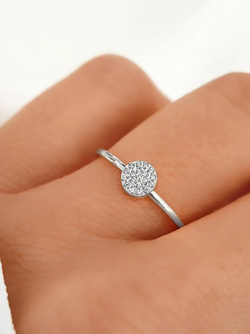Shiny Zirkon Ring