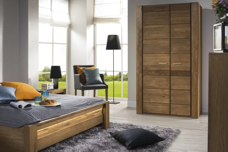 Schrank aus rustikalem Eichenholz VELVET 70 | LoftStory
