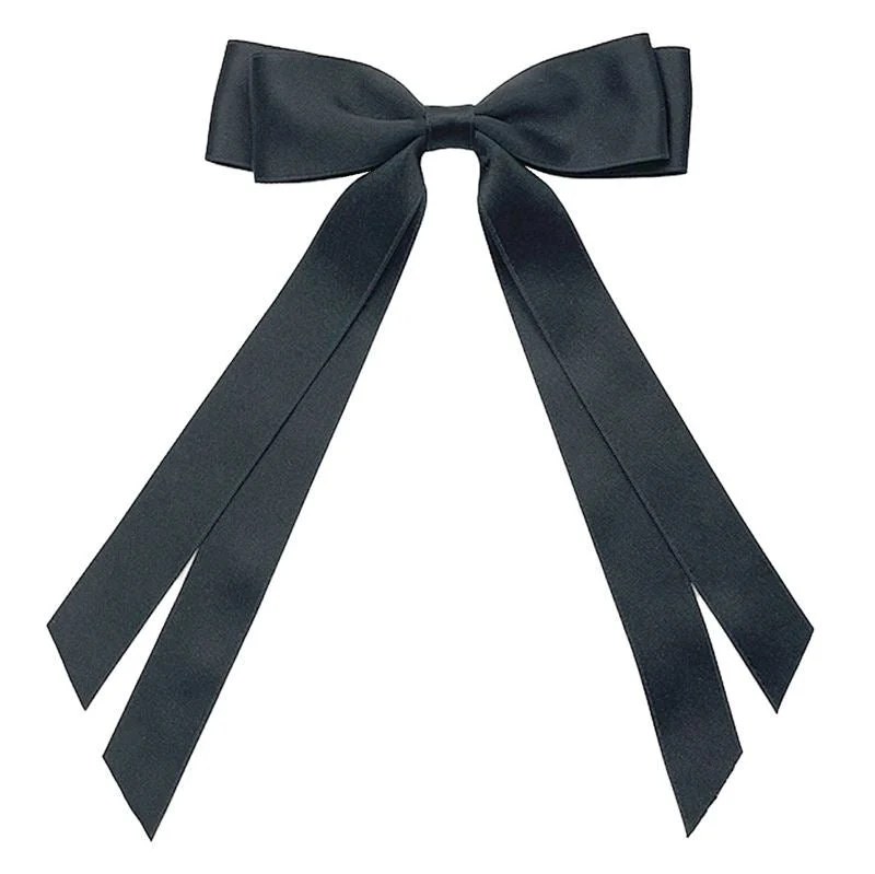 Soho Anua Bow Hair Clip - schwarz