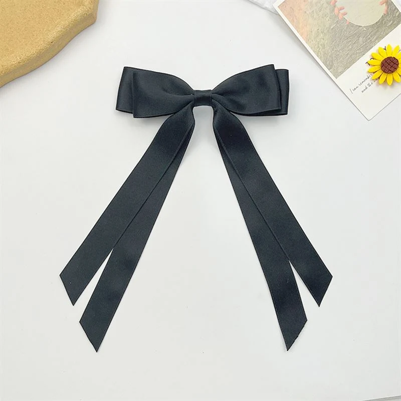 Soho Anua Bow Hair Clip - schwarz
