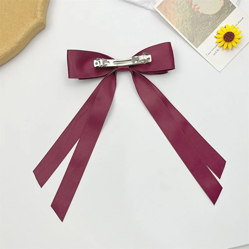 Soho Anua Bow Hair Clip - schwarz