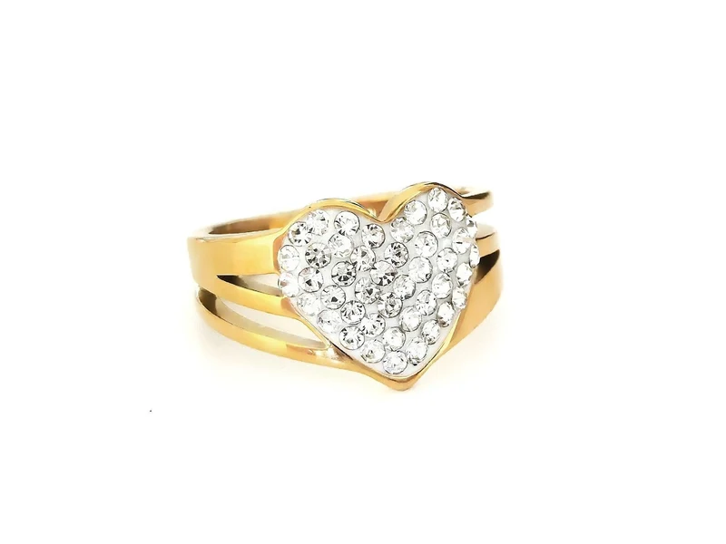 Zirkon Heart Ring