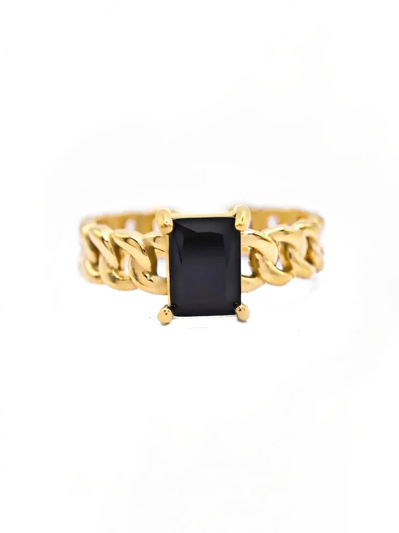 Yara Black Ring