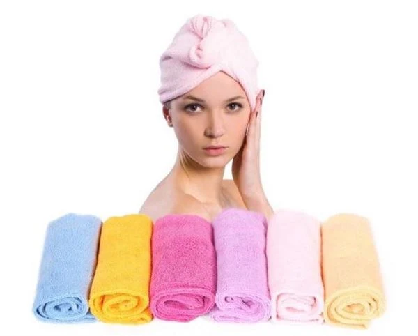 Haarturban für Kinder – Microfaser mit Knopfverschluss