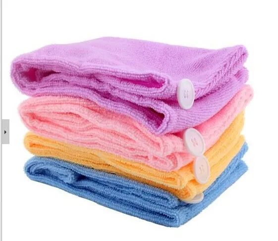 Haarturban für Kinder – Microfaser mit Knopfverschluss