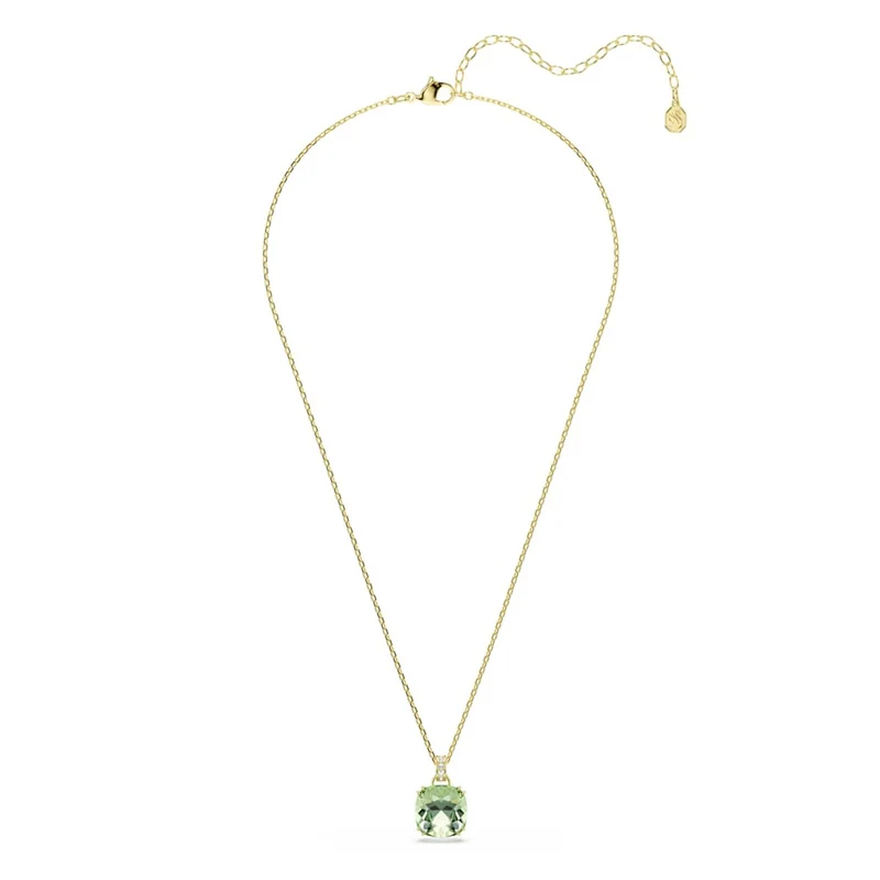 Swarovski Millenia Halskette in Goldoptik mit grünem Anhänger 5764821