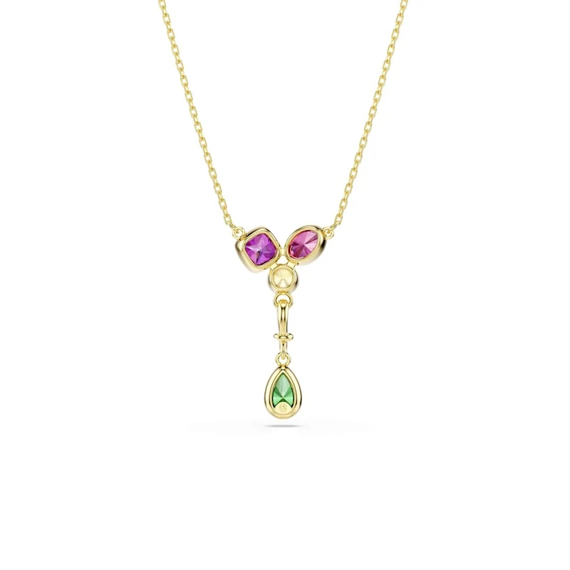 Swarovski Imber Organic Goldfarbene Mehrfarbige Halskette 5753261