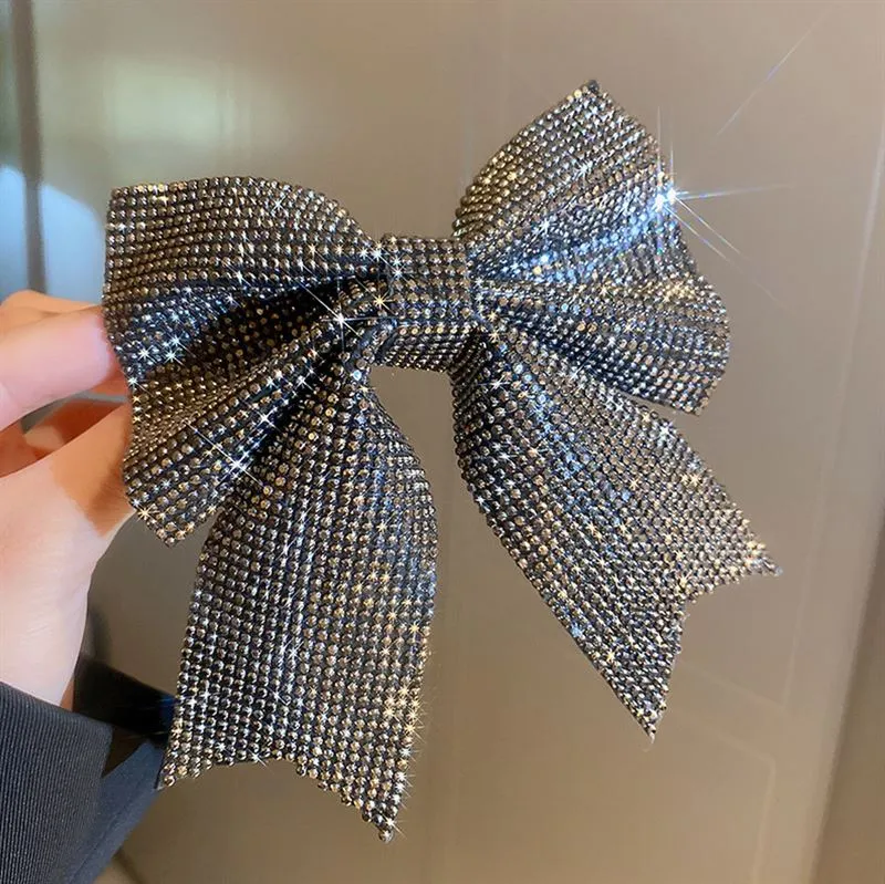 Soho Victoria Bow Hair Clip - Schwarz