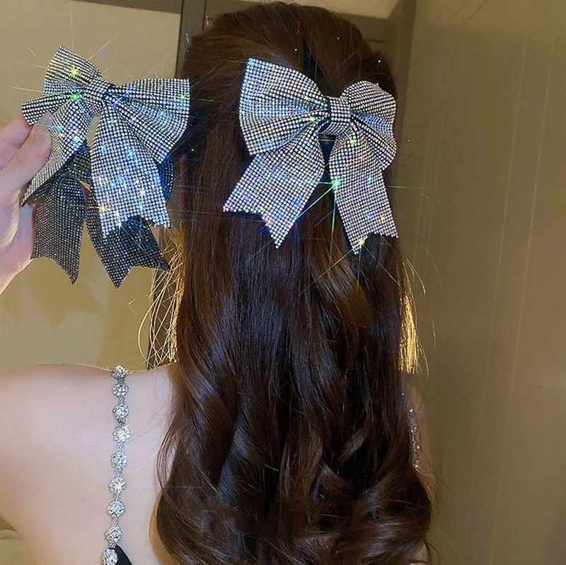 Soho Victoria Bow Hair Clip - Silber