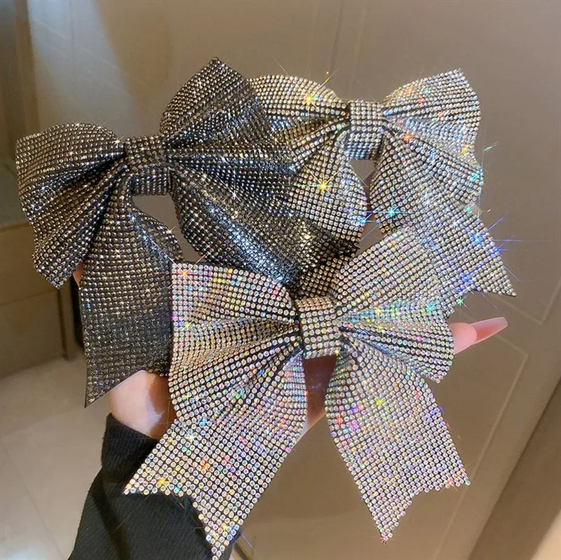 Soho Victoria Bow Hair Clip - Silber