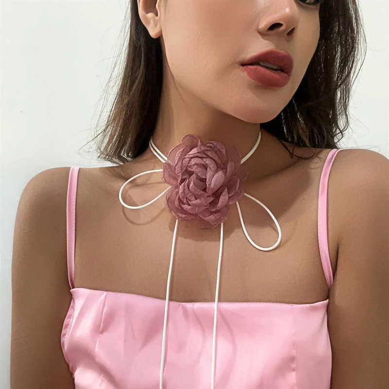 Soho Bara Choker Halskette - Rose