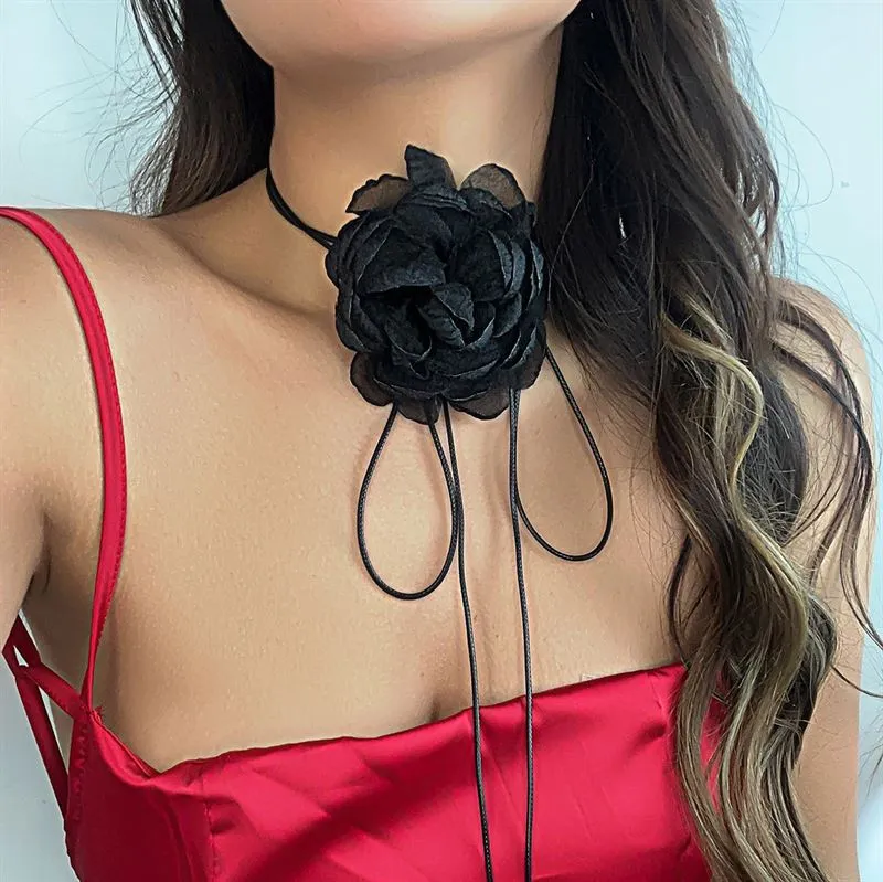 Soho Bara Choker Halskette - Schwarz