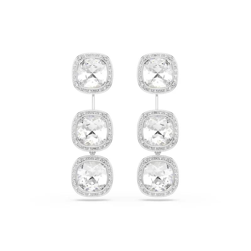 Swarovski Una Angelic Cushion Ohrringe in Silberoptik 5754342