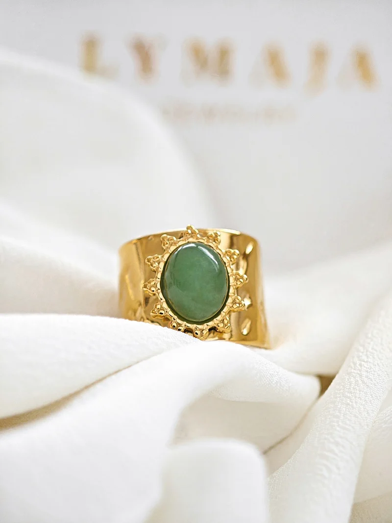 Green Akira Ring