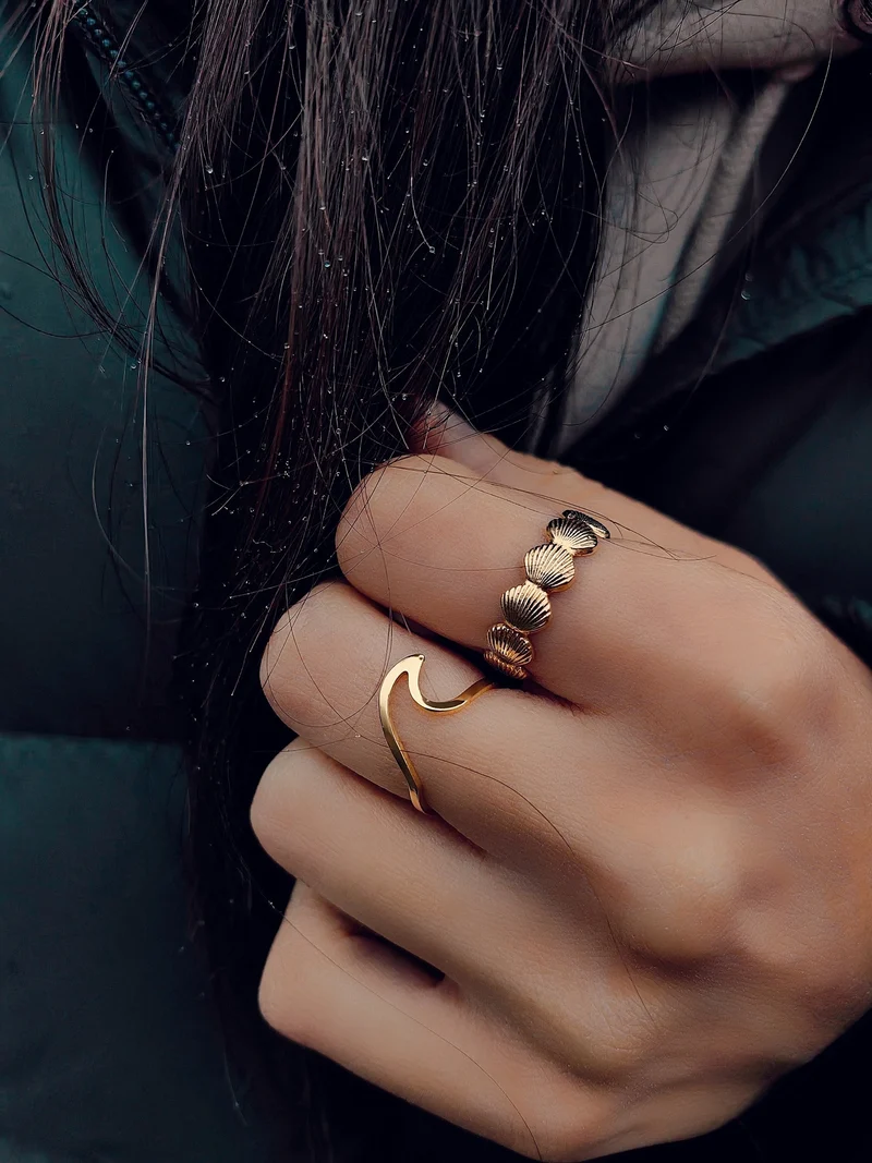 Ocean Wave Ring