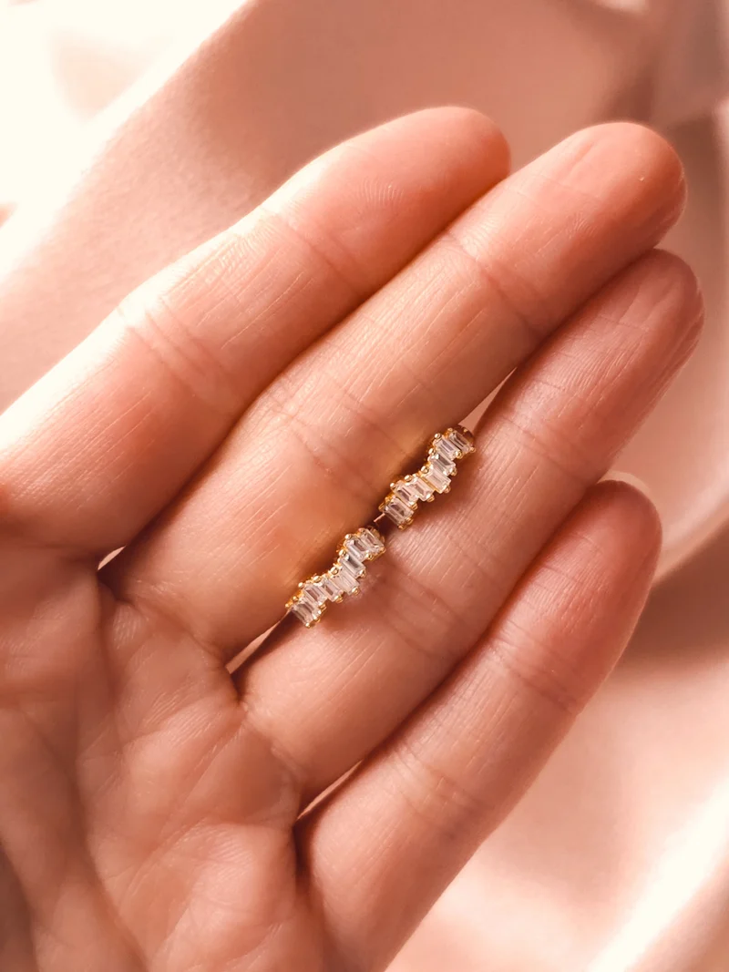 Mini Zirkon Hoops