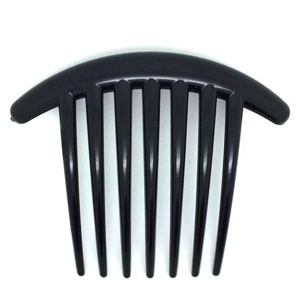 Seiten-Haarkamm French Twist – Schwarz