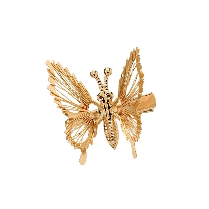 Chris Rubin Schmetterling Haarklammer - Gold