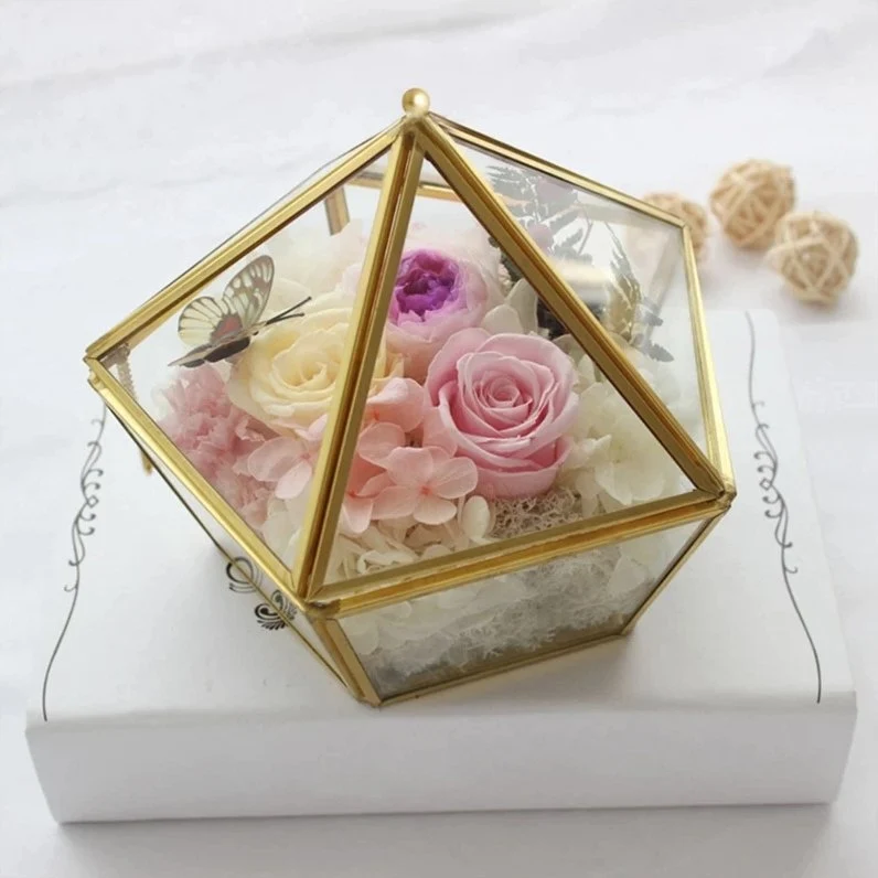 Schmuckkästchen Klein Glas