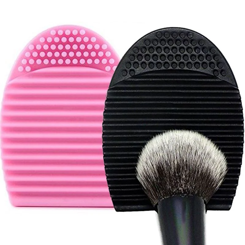 Make-up Pinsel Reiniger – Brushegg aus Silikon – pink & Schwarz