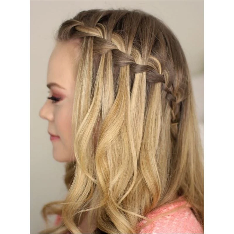 Flechthilfe für Wasserfallzöpfe – Haarstyling-Tool