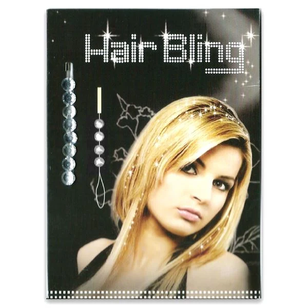 Haar-Kristalle – 8er Pack zum Anstecken mit Schlaufe