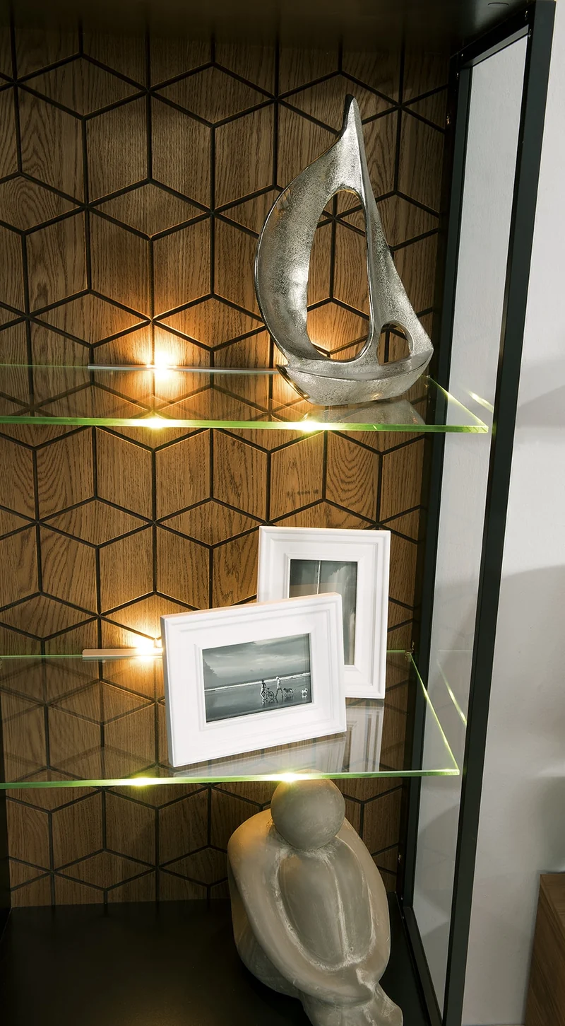 Vitrine aus Eichenholz MOZAIK 10 | LoftStory