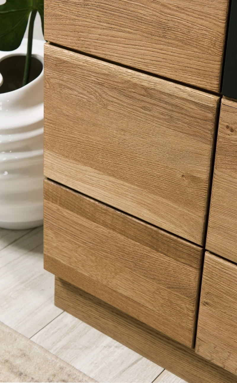 Vitrine aus Eichenholz MOZAIK 12 | LoftStory