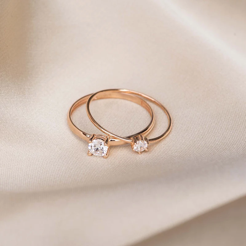 Isabel Bernard La Concorde Soleil 14 Karat | Roségold Ring IB330074-50