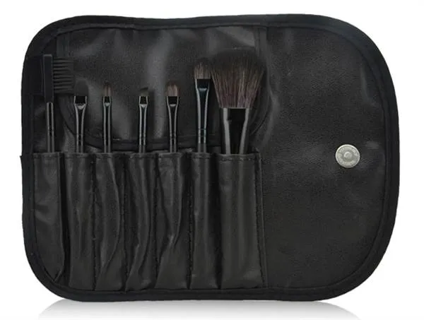 Schminkpinsel Set – 7-teilig mit Ziegenhaar