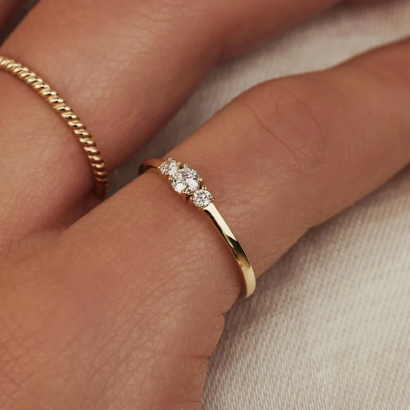 Isabel Bernard Rivoli Esmée 14 Karat | Gold Ring IB330050-50