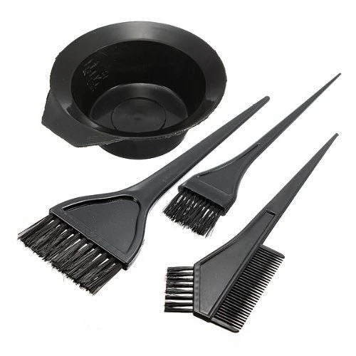 Haarfärbeset – 3 Pinsel & 1 Farbschale