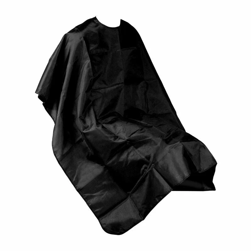 Friseurumhang aus Nylon in Schwarz