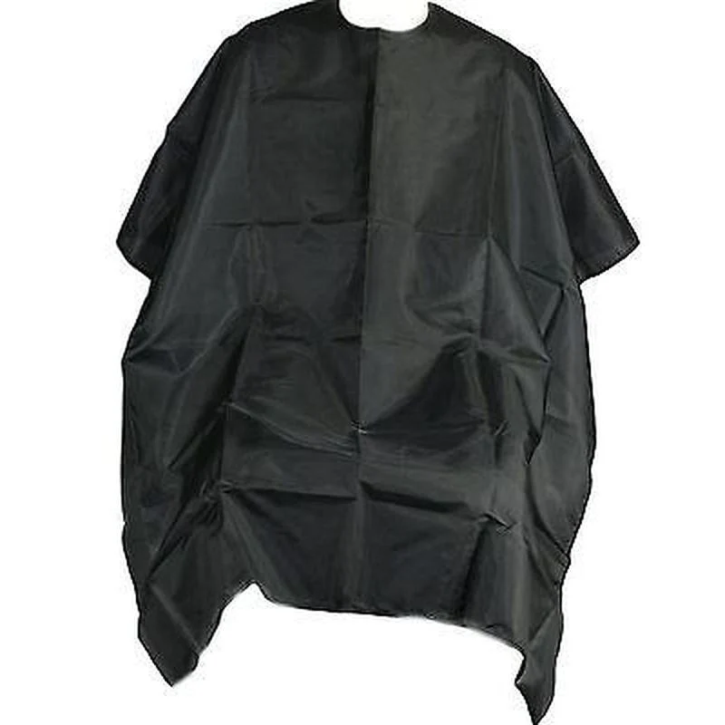 Friseurumhang aus Nylon in Schwarz