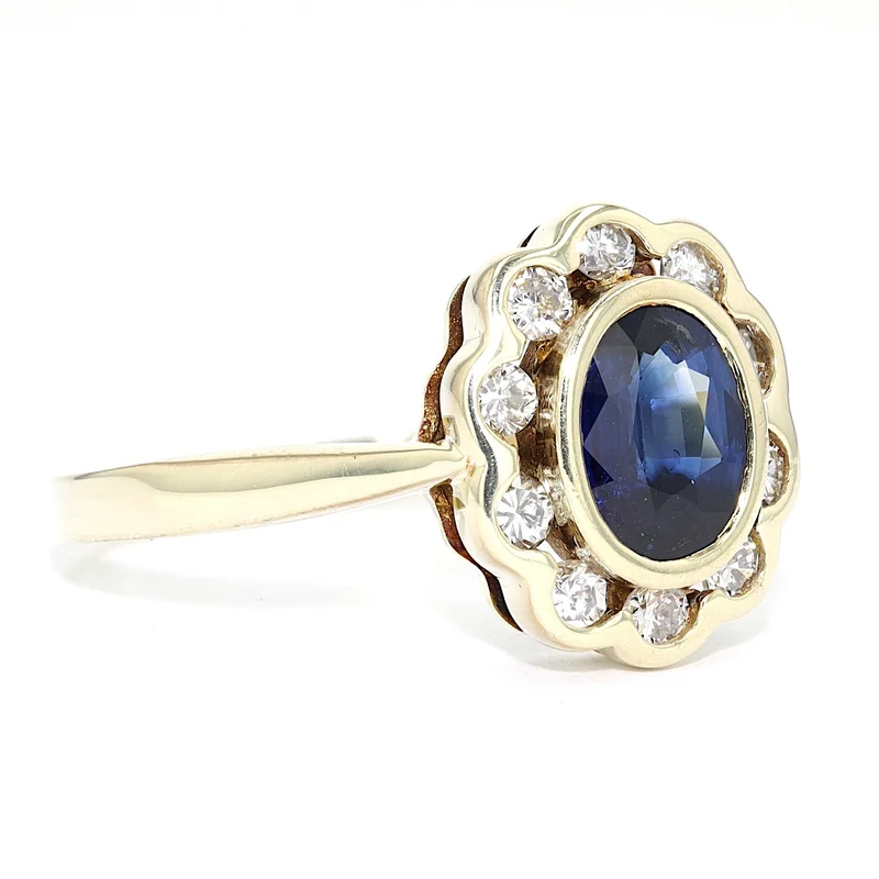 Leuchtendes Blau