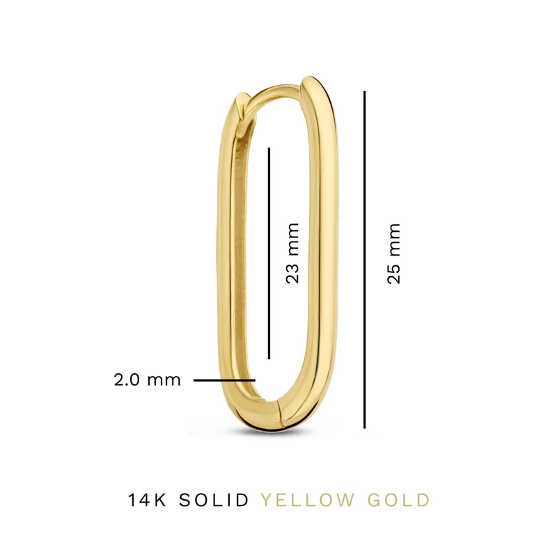 Isabel Bernard Rivoli Aimée 14 Karat | Gold Reif-Ohrringe IB360237