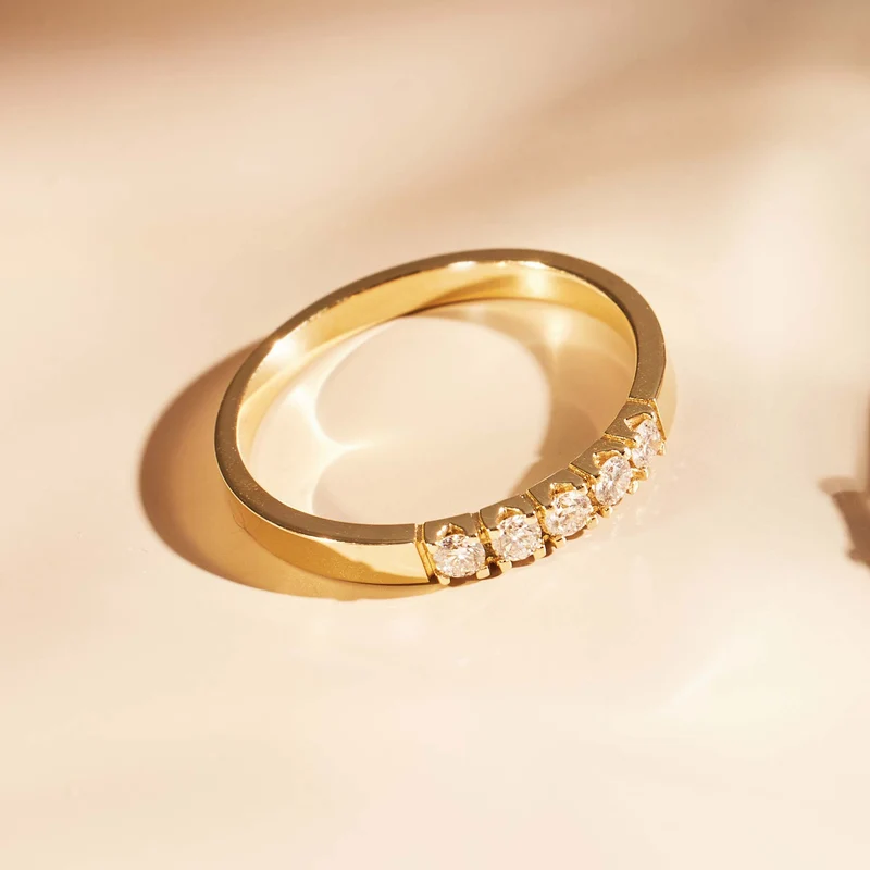 Isabel Bernard De la Paix Madeline 14 Karat | Gold Ring | Diamant 0.20 Karat | IBD330018-48