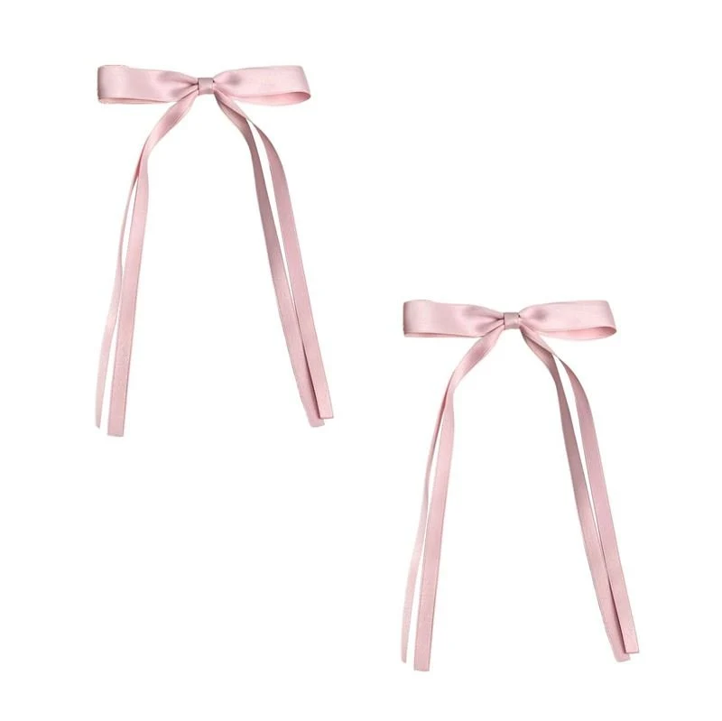 Soho Isa Bow Hair Clips - Pink