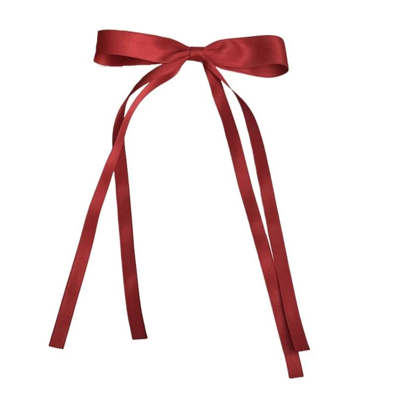 Soho Isa Bow Hair Clips - rot