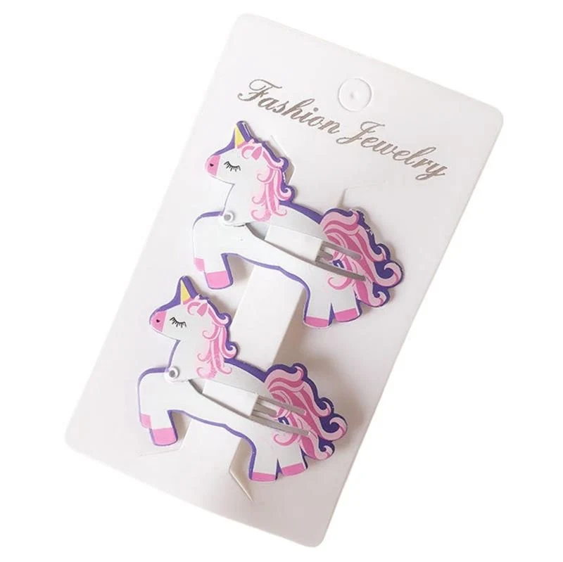 Schnapphaarspangen mit Einhornmotiv, SOHO Fawn