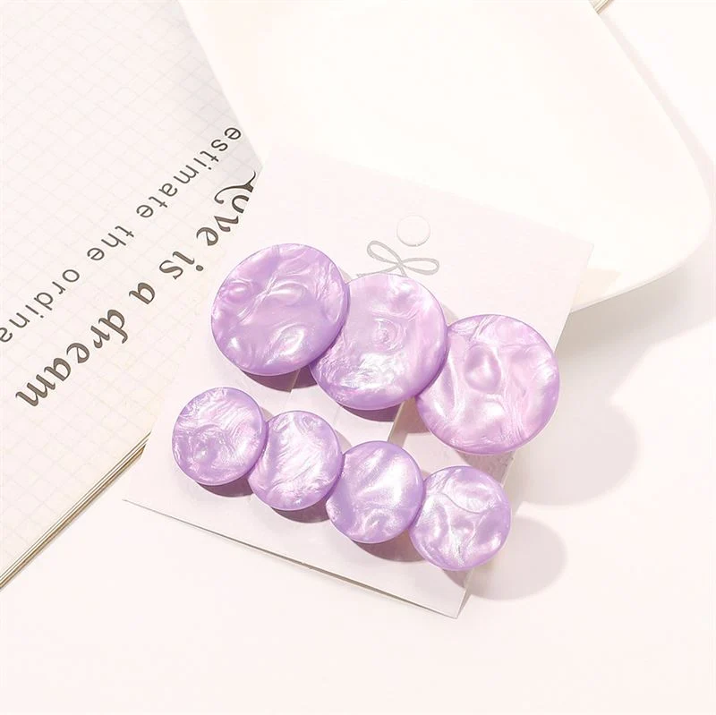 Haarspange – SOHO Opal-Marmor-Look – Lila