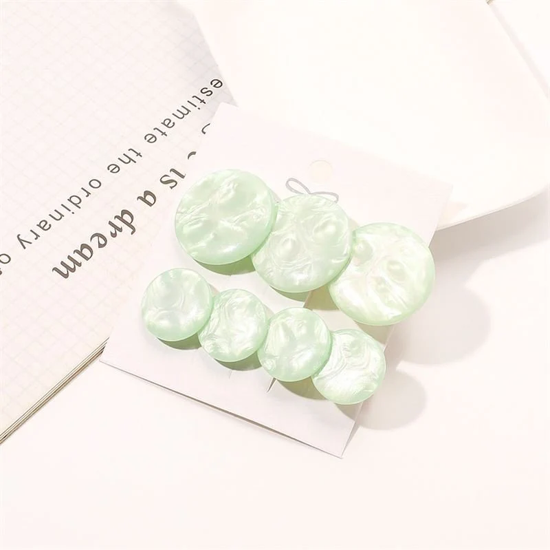 Haarspange – SOHO Opal-Look in Grün