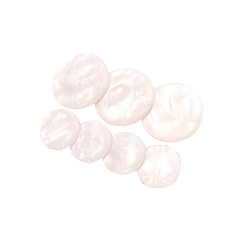 Soho Opal Haarklammern - Weiß