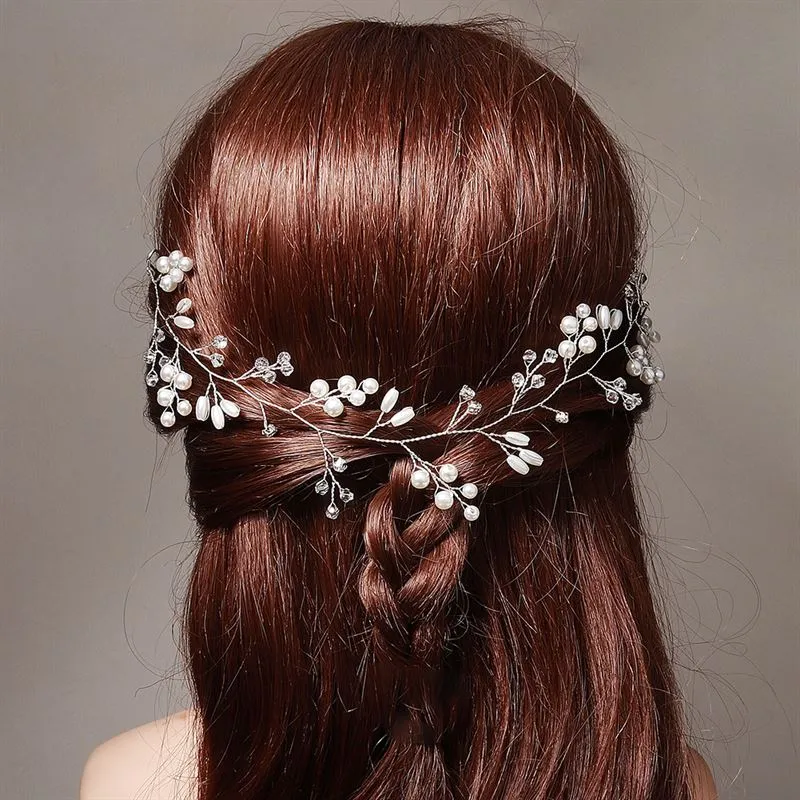 SOHO Maeve Haarspange – Silber mit Kristall & Strass