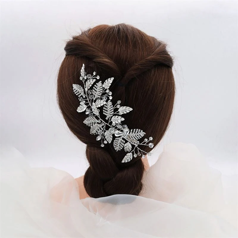 Haarspange SOHO Palma – Silberfarben mit Kristall & Strass