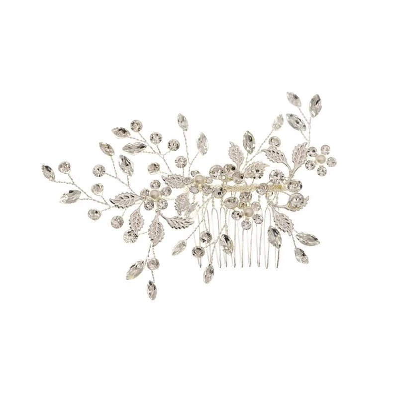 SOHO Filana Haarkamm – Silber mit Kristall und Strass