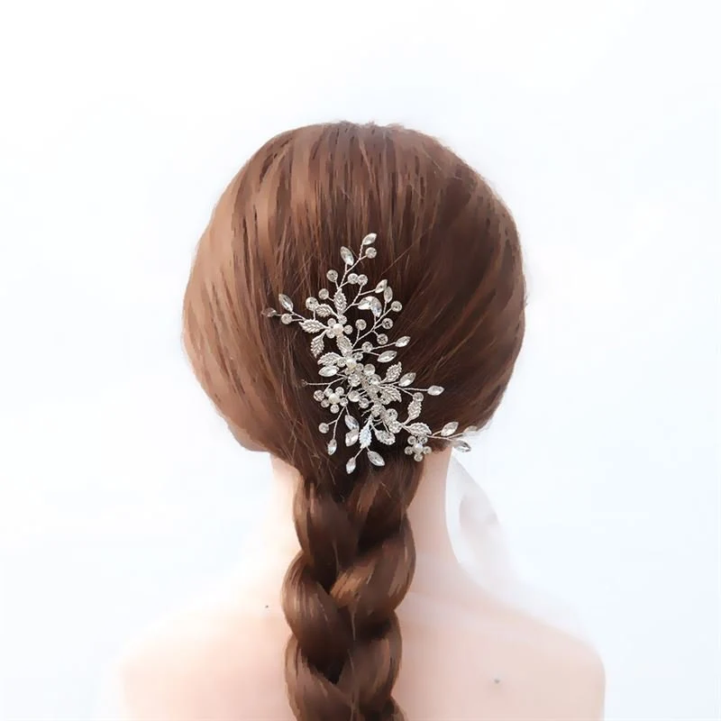 SOHO Filana Haarkamm – Silber mit Kristall und Strass