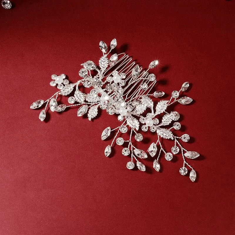 SOHO Filana Haarkamm – Silber mit Kristall und Strass