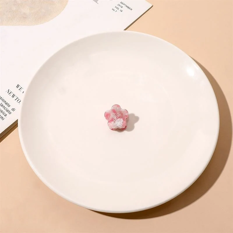 Mini-Haarspange – rosa Marmor-Optik – SOHO Lill