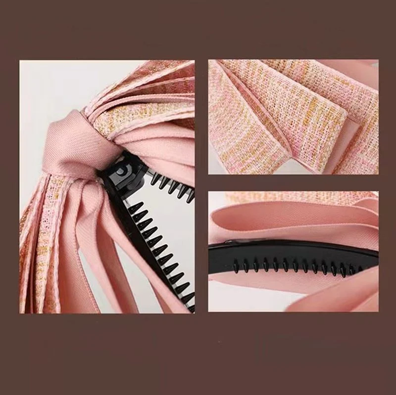 Soho Aidan Bow Bananen Haarclip - braun